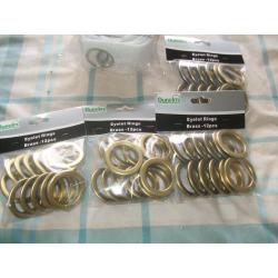Curtain Eyelet Heading 200 inches (40 Eyes) tape. 48 eyelet rings still in packets Surplus items