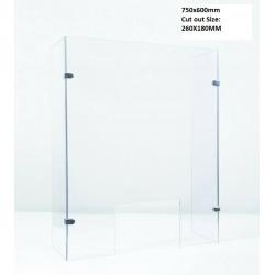 Sneeze Guard Counter Cough Screen Clear Virus Plastic Shield Protection