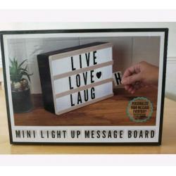 Mini Light Up Message Board.