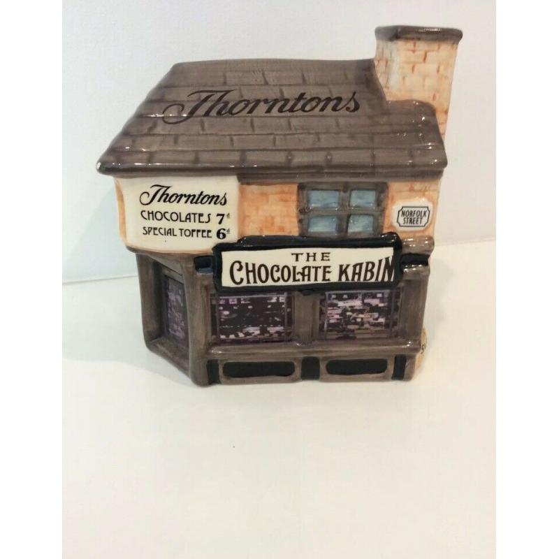 Lovely Ceramic Collectable Thorntons Pottery Money Box Celebrating 100 Years