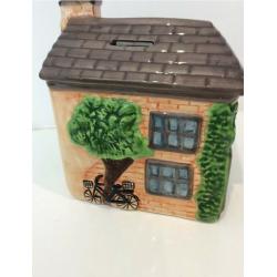Lovely Ceramic Collectable Thorntons Pottery Money Box Celebrating 100 Years