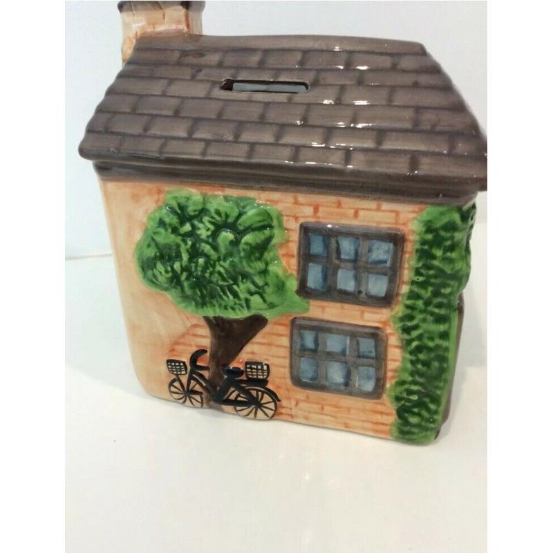 Lovely Ceramic Collectable Thorntons Pottery Money Box Celebrating 100 Years