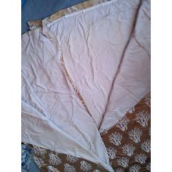 Vintage lined curtains