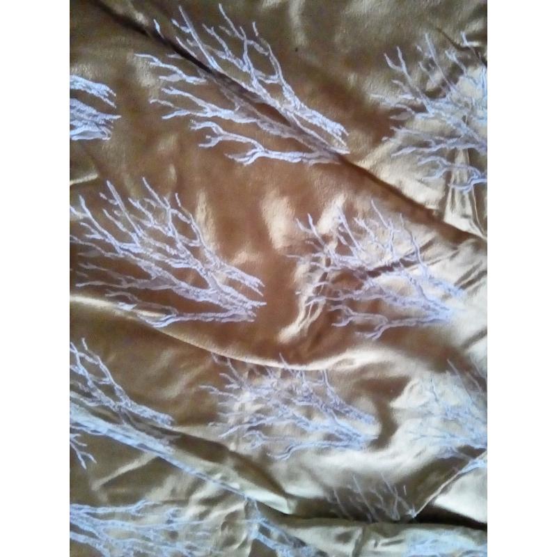 Vintage lined curtains