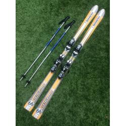 Dynastar 66 Skicross skis and poles