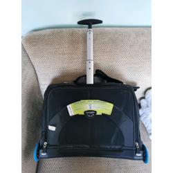 Rolling briefcase/laptop bag