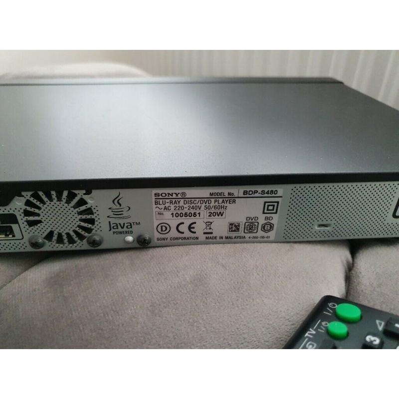 Sony 3D DVD Blue-Ray Player,BDP-S480