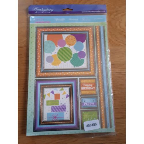 Party time card toppers