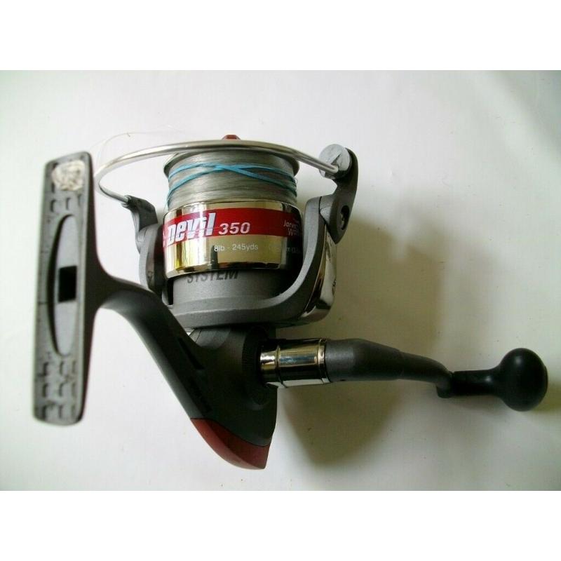 Jarvis Walker DEVIL 6'6" Spinning Rod + Jarvis Walker DEVIL 350 Fishing Reel