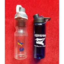 2 Plastic Water Bottles