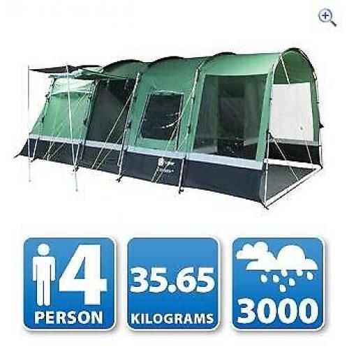 HI GEAR CORADO 4 TENT AND ACCESSORIES