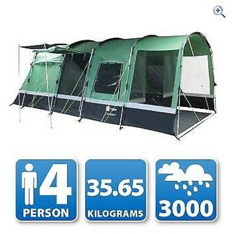 HI GEAR CORADO 4 TENT AND ACCESSORIES