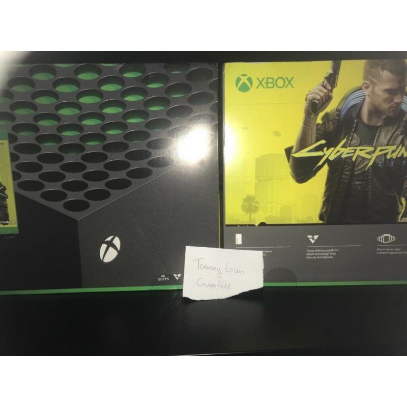 Xbox series X Cyberpunk 2077 BUNDLE!