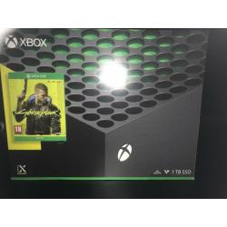 Xbox series X Cyberpunk 2077 BUNDLE!