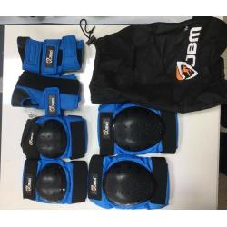 Size 7 Roller skates and JBM 3 in 1 Kids Protective Gear Set Child