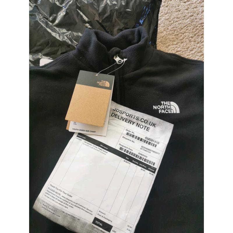 Boys North Face fleece jumper
