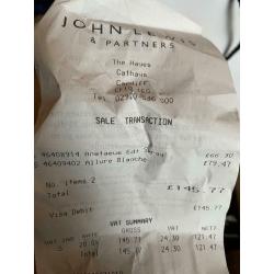 BNWT Chanel Allure with receipt ?79.47