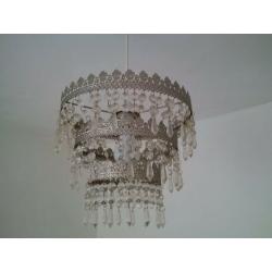 two beautiful and elegant ceiling light shades or fittings
