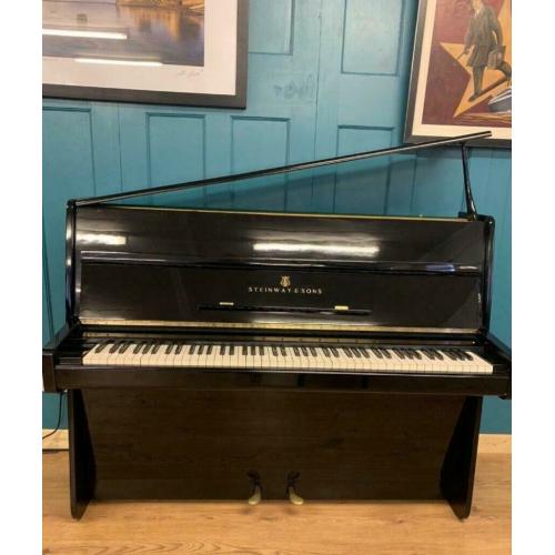 Steinway model Z Black Piano|| polyester case 1965 |Belfast Pianos| Belfast| Free delivery ||