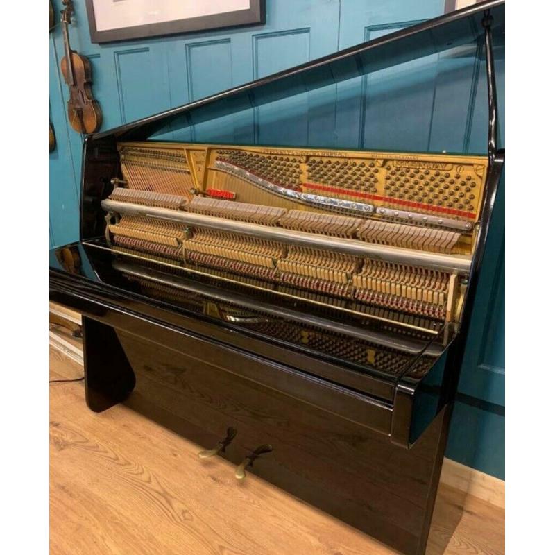 Steinway model Z Black Piano|| polyester case 1965 |Belfast Pianos| Belfast| Free delivery ||