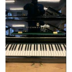 Steinway model Z Black Piano|| polyester case 1965 |Belfast Pianos| Belfast| Free delivery ||