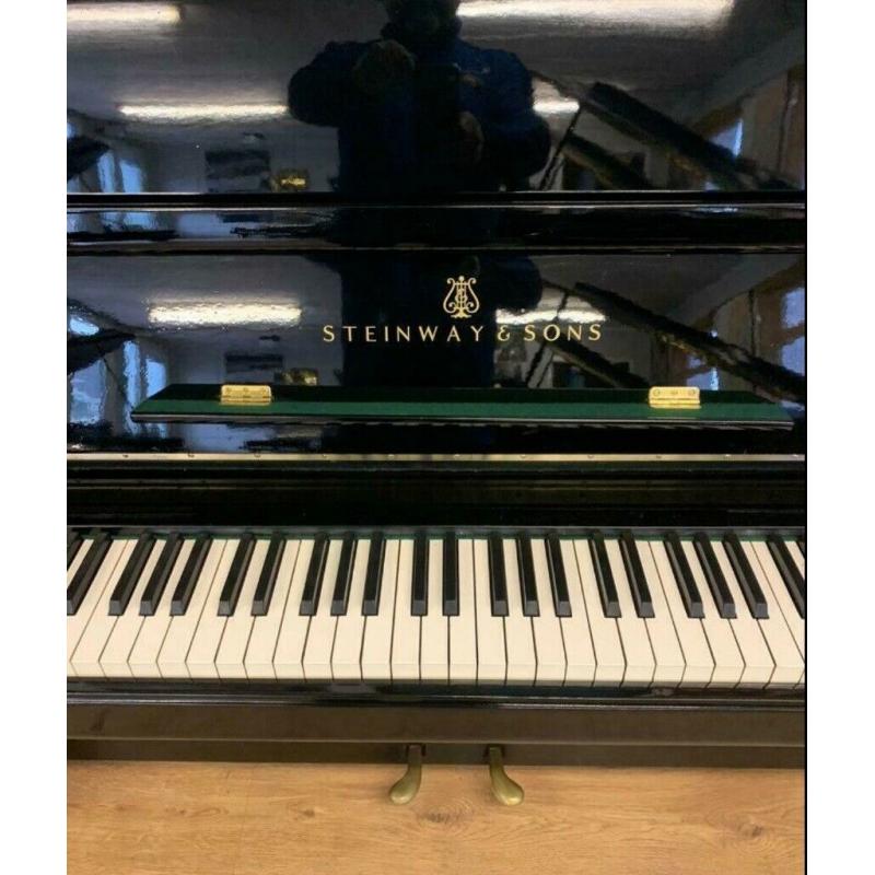 Steinway model Z Black Piano|| polyester case 1965 |Belfast Pianos| Belfast| Free delivery ||