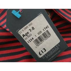 Boys Polo shirt bundle Age 7-8 Brand New Jasper Conran red blue green Red polo shirt WILL POST