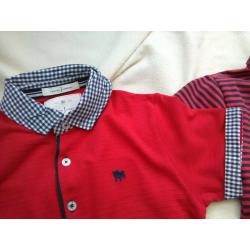 Boys Polo shirt bundle Age 7-8 Brand New Jasper Conran red blue green Red polo shirt WILL POST