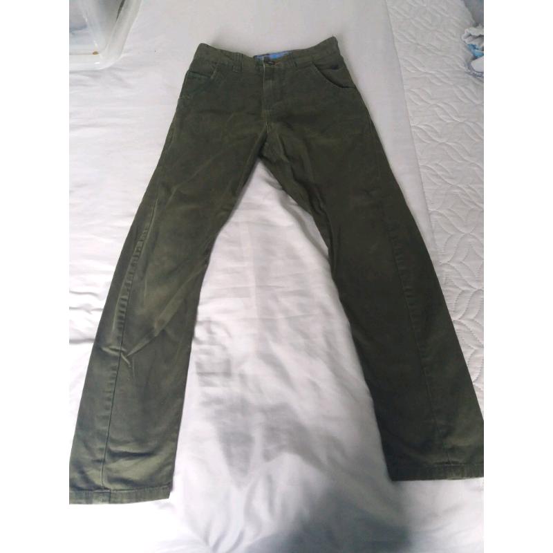 Boys Next Khaki green slim fit chinos 10 years
