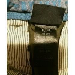 Boys Next Khaki green slim fit chinos 10 years