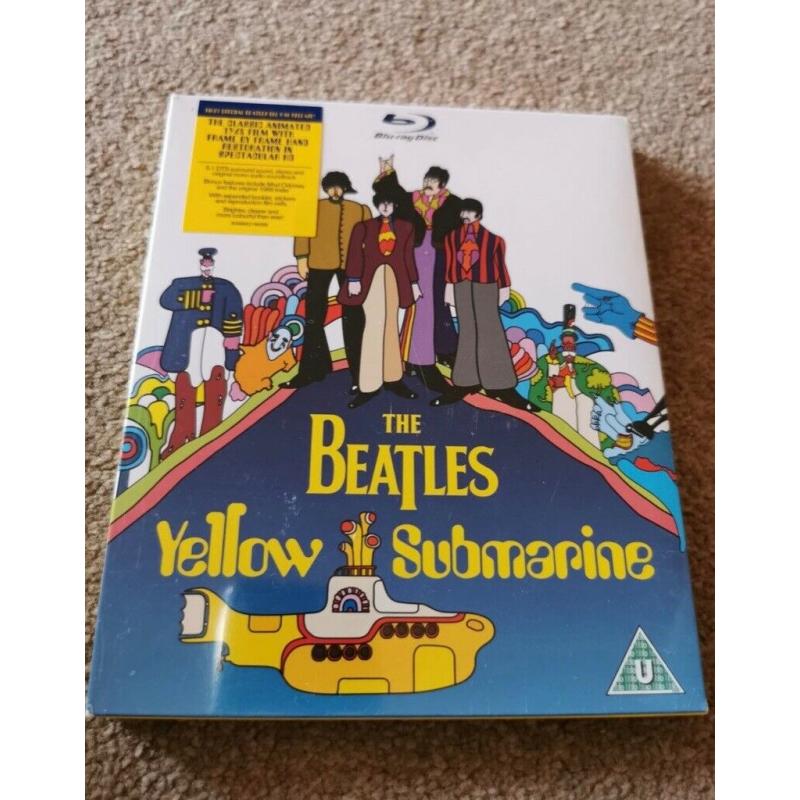 Beatles dvds/ blu ray