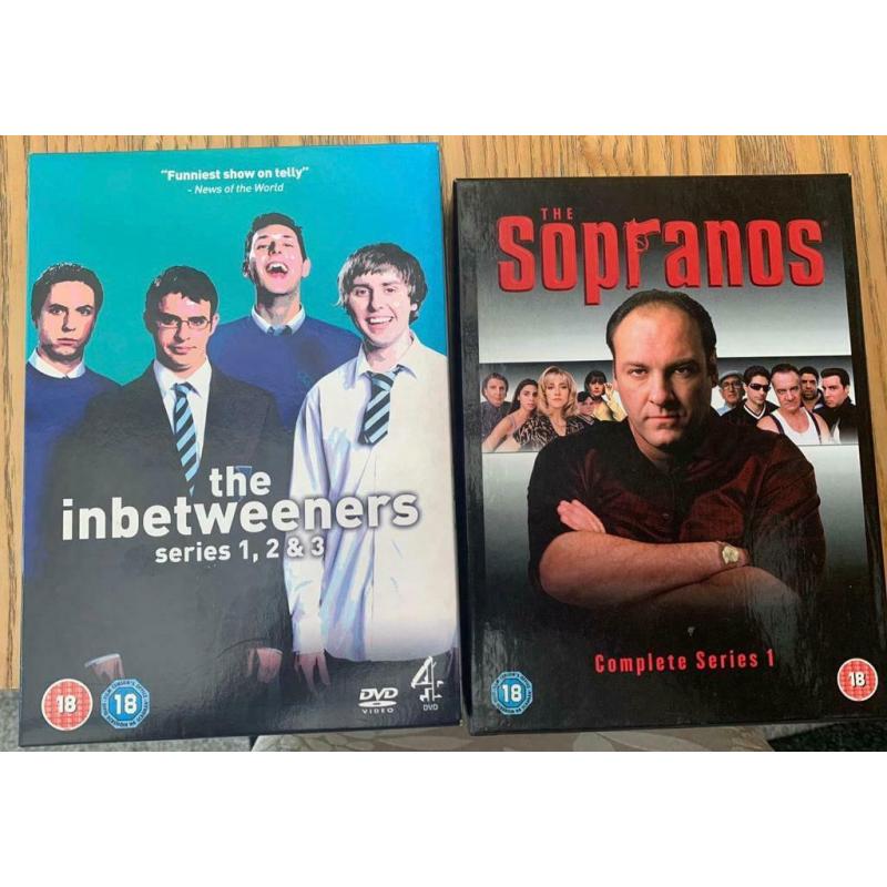 Inbetweeners series 1 2 &3 / Sopranos complete series 1