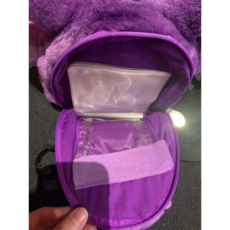 RARE 1990?s POKEMON GENGAR PLUSH BAG CARD HOLDER 21cm HASBRO-Been in storage-Only one for sale in UK