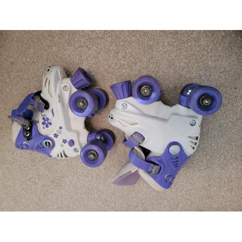 Girls roller skates size J12 -j13
