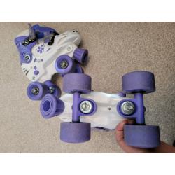 Girls roller skates size J12 -j13