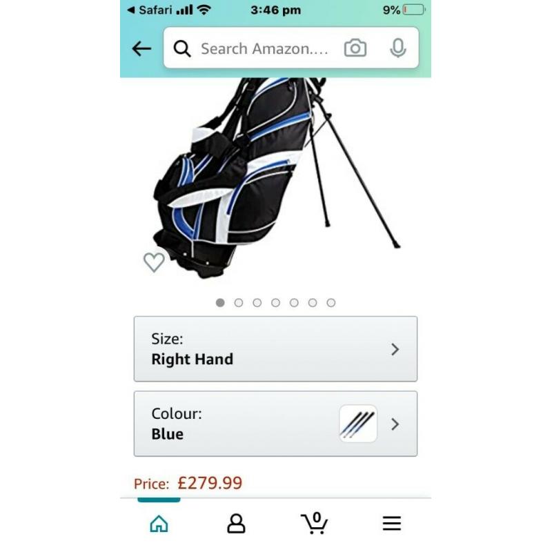 Mens Golf Set used once