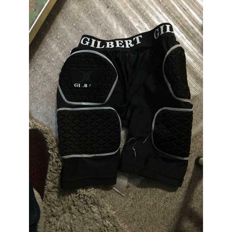 Gilbert padded Rugby shorts LB