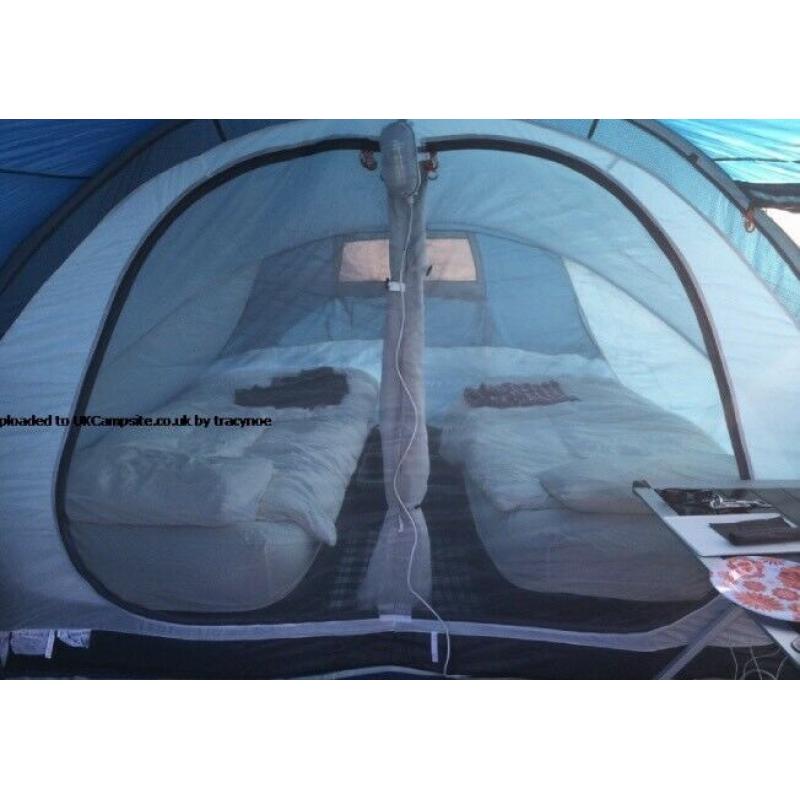Regatta Premium 4 Man Weekend Family Tent with Carpet