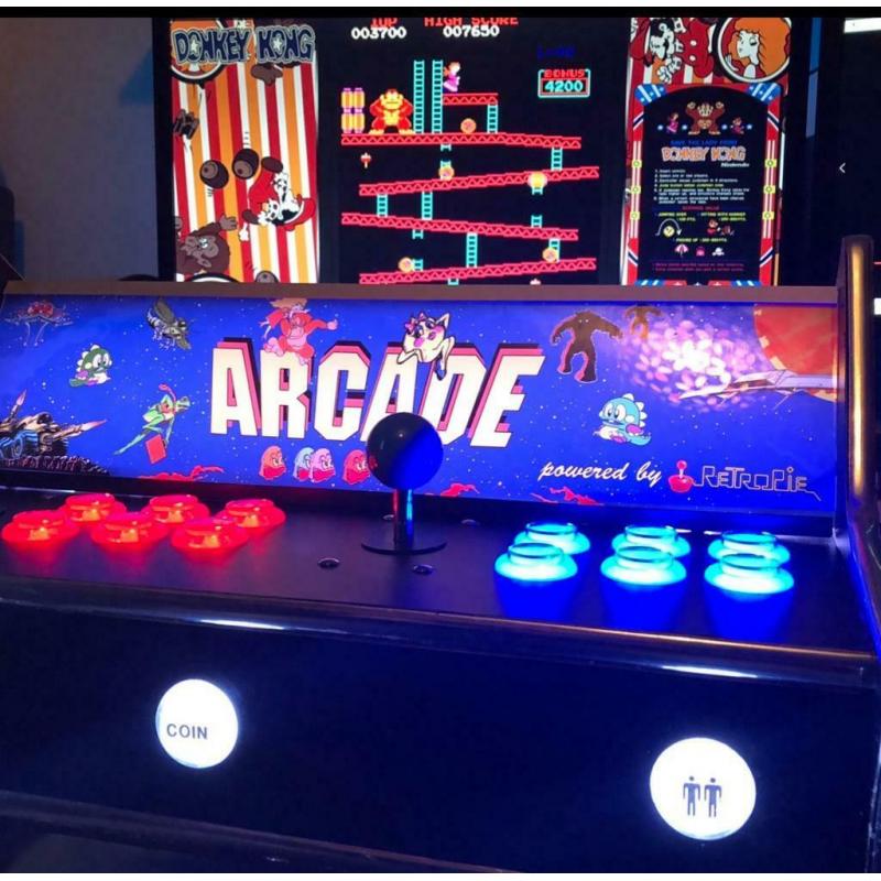 2 player arcade with built in games