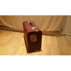 Antique 1920's Distressed STOCKDALES UK Large Travel Case Luggage Storage