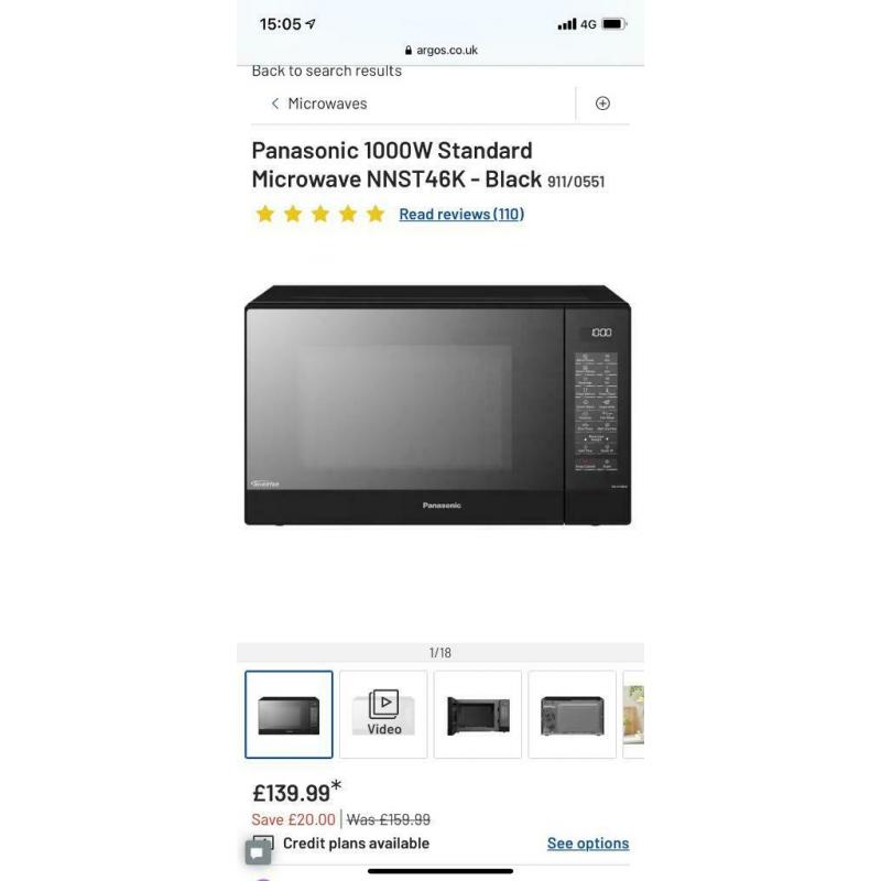 Commercial Microwave