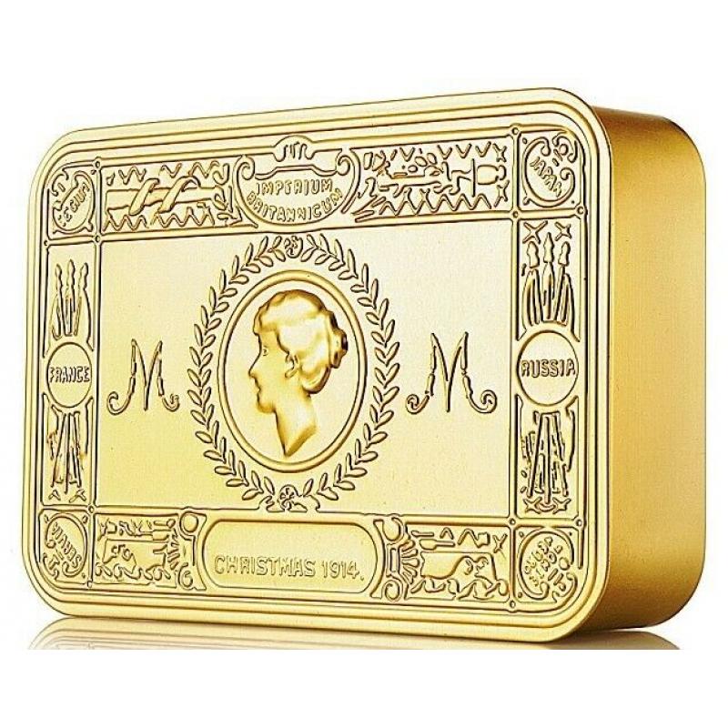 FIRST WORLD WAR CHRISTMAS TIN BOX FOR JEWELLERY