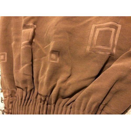 Curtains mid brown lined curtains.
