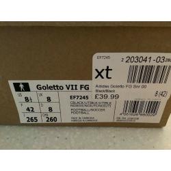 Adidas Goletto VII Football boots - size 8