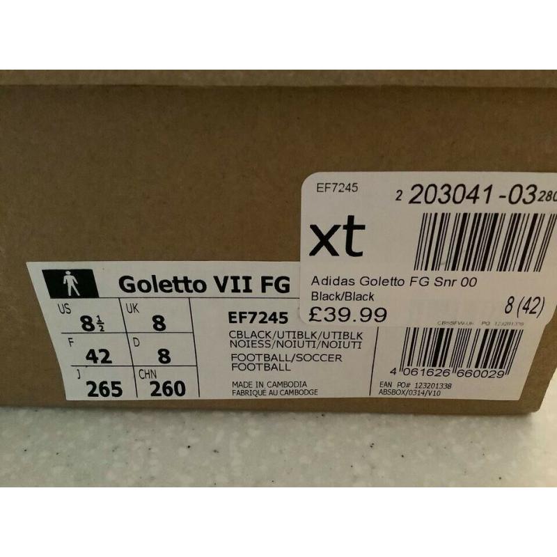 Adidas Goletto VII Football boots - size 8