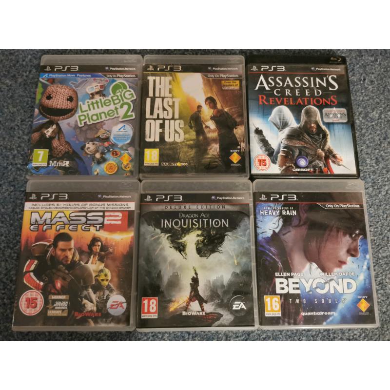 PS3 Games.