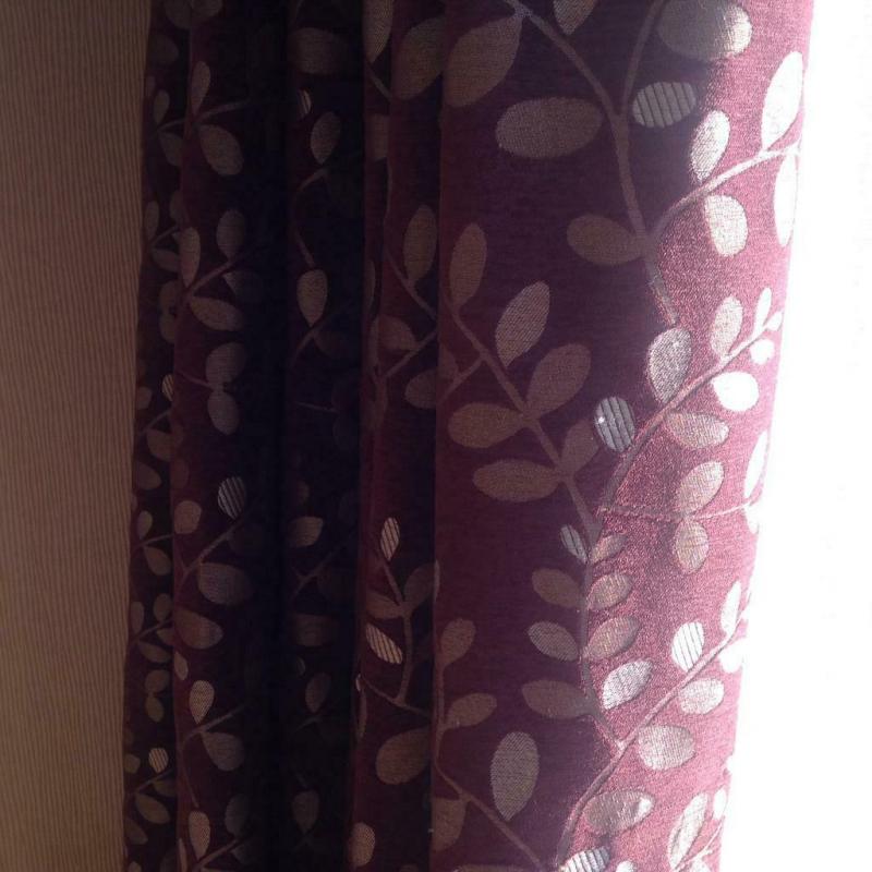 Long wide heavy curtains - 3 pairs