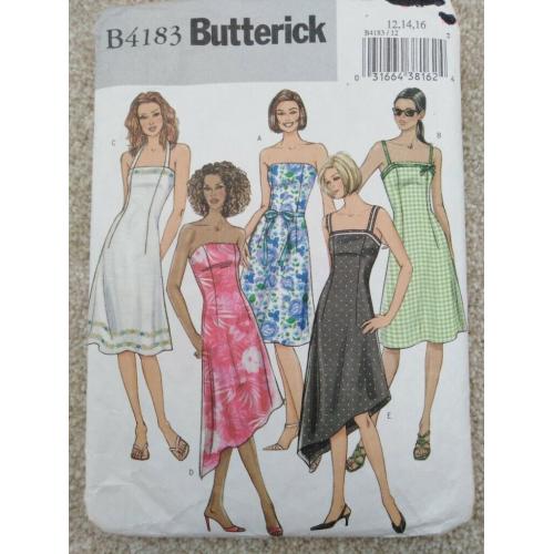 BUTTERICK DRESS PATTERN B4183