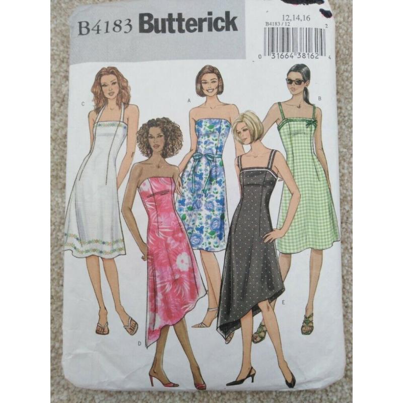BUTTERICK DRESS PATTERN B4183