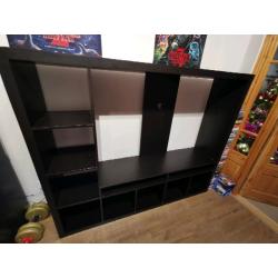 Ikea TV stand black